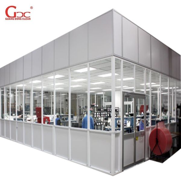 Class 10 000 / ISO 7 Turn Key Modular Cleanroom - 6 FFU Biological Dust Free Room
