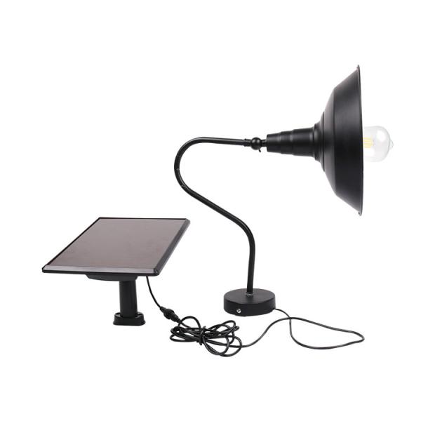 Gooseneck Exterior Solar Wall Lights IP44 Decorative Outdoor