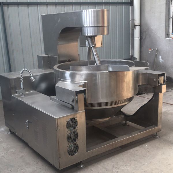 Jacketed Steam Kettle Food Cooking Mixer Machine Easy Operate Cooking Equipment for Red