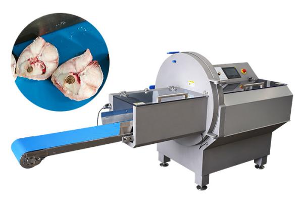 Machine à découper la viande congelée industrielle pour couper la viande de porc congelée en tranches avec fonction de portion
