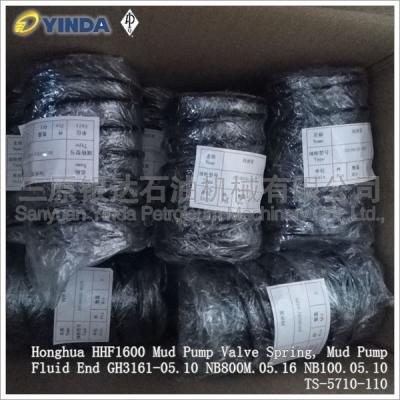 Mola de válvula da bomba da lama de Honghua HHF1600, extremidade fluida GH3161-05.10 NB800M.05.16 NB100.05.10 TS-5710-110 da bomba de lama