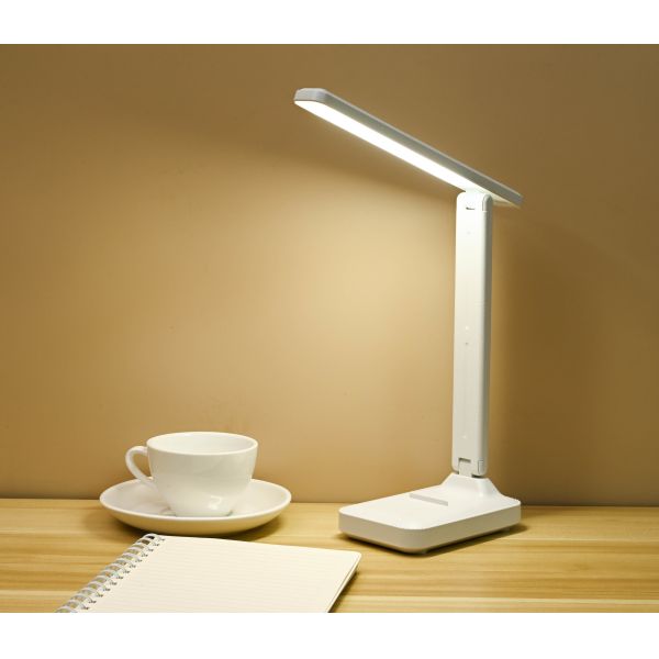 Eye protection Desk Lamp with Pen Holder for Reading, Charging, Plugging In, Dormitory Bedroom, Reading Desk Lamp