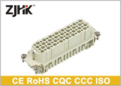 Heavy Duty 64 Pin Connector , Waterproof Industrial Rectangular Connectors