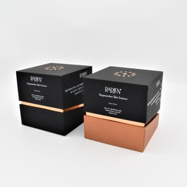 o empacotamento cosmético de 50ml Skincare encaixota cuidados pessoais de Crepack fora de empacotar o papel rígido