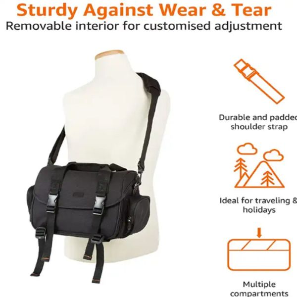 Wholesale Customized High Quality New Popular Portable Waterproof Nylon Camera Lens Bag