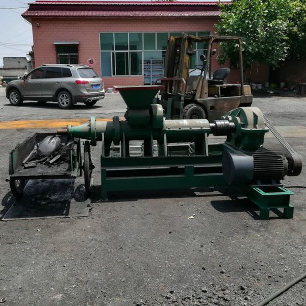 Raw Material Coal Cinder Breeze Charcoal Bar Coal Pellets Screw Briquette Excruder Machine