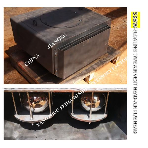 MODEL : 53B-200~500A  AIR VENT HEAD  WITHOUT SCREEN Body - Carbon Steel Internal components - stainless steel floating b