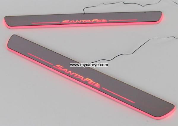 Hyundai SantaFe IX45 LED light car door sill scuff plate China wholesale