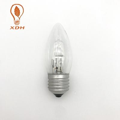 Bulbo do filamento do halogênio C35, bulbo de halogênio 220V de 18W 28W Edison ECO 240V