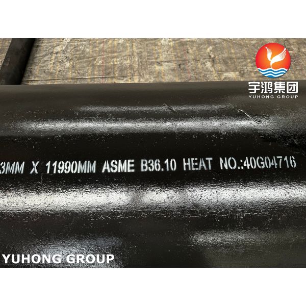 Tuyau en acier ASTM A53 Grade B sans soudure, soudé, noir, galvanisé à chaud, pour les systèmes d'alimentation en eau et de transport de gaz