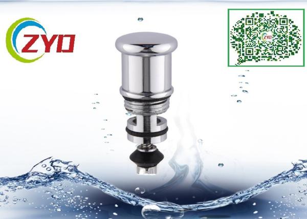 Silver Plumbing Chrome Shower Diverter Valve 0 - 90℃ Working Temperature