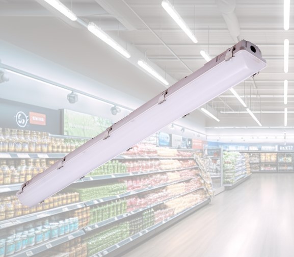 LED Tri-proof Light Industrial IP66 2ft/4ft/5ft/8ft Easy Installation Warehouse Lighting