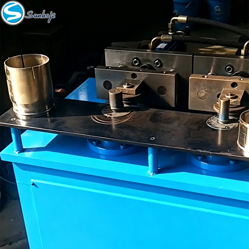 Hydraulic Radiator Inlet & Outlet Tube End Forming Machine | Copper & Aluminum Pipe Forming Equipment