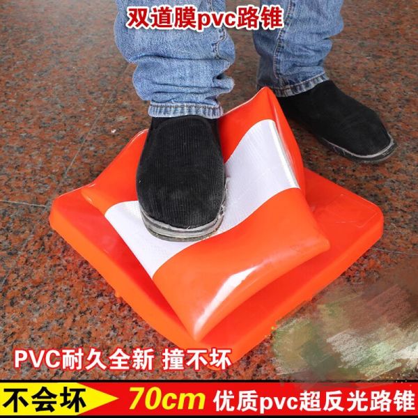 Road Safety Guiding Cone Orange PVC Plastic Traffic Cones