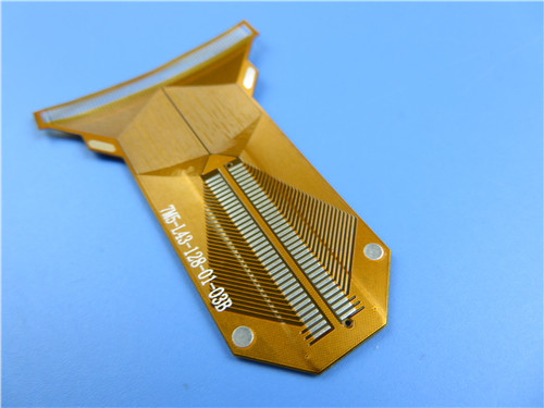 Двойник встал на сторону adhesiveless гибкий медный одетый ламинат (SF202) с желтым Coverlay