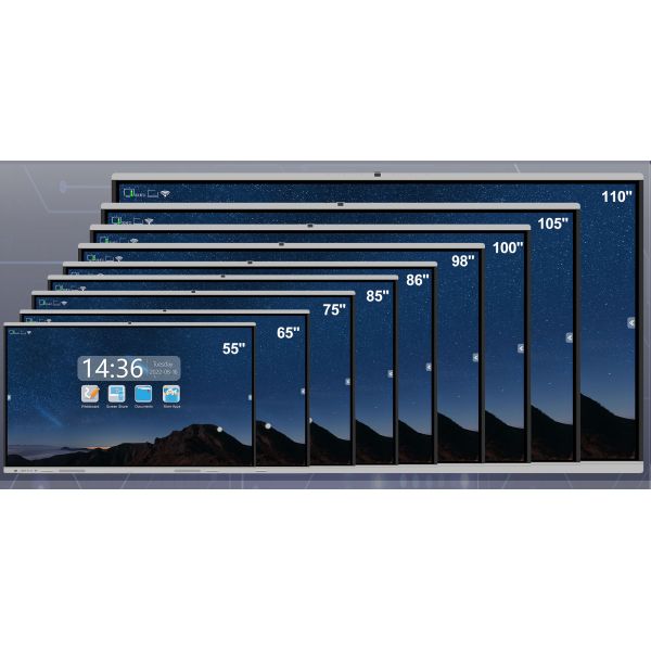 4K 75 Inch Smart Board Monitor Touch Screen Interactive Whiteboard