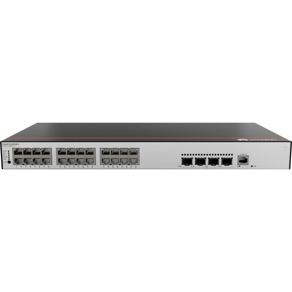 24-Port PoE+ Huawei Switch With 10G Uplink & Layer 3 Routing S5735-L24P4S-A2