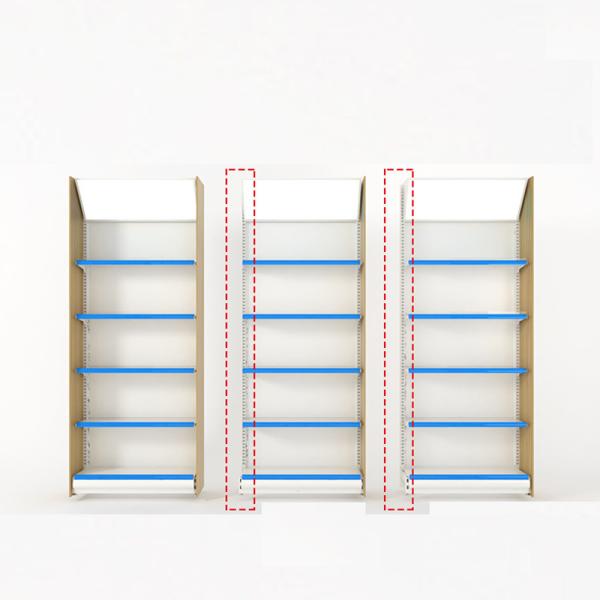 Metallic Medical Store Display Rack For Pharmacy 1950mm 2150mm 2350mm Height