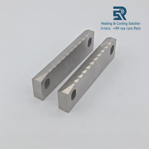 Rippled Edge Trim Blade for Burr Oak Fin Die Tooling in Heat Exchanger Coil Making