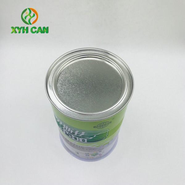 Milk Powder Tin Can Large Capacity Empty Tin Cans with Easy Open Lid with Fashionable Design