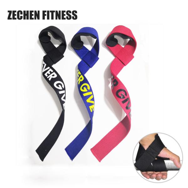 Leather Weightlifting Wrist Straps Wraps Heavy Duty Gym Work Out