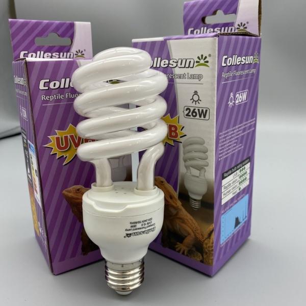 バードドラゴン CFL UVBランプ 10.0 26ワット UVA UVB 爬虫類の電球