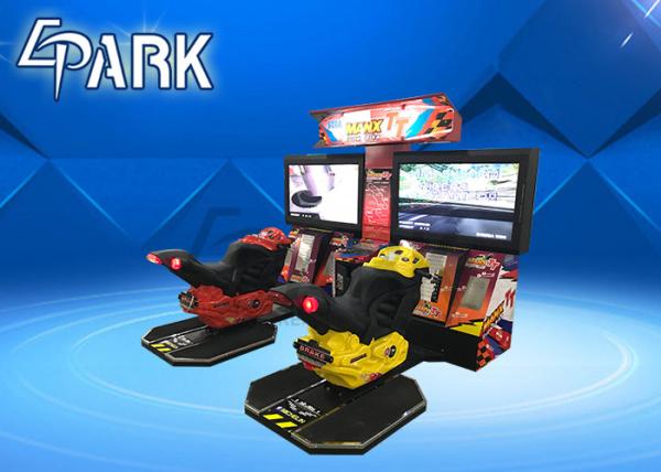 2 Player Electronic Tt Motor Racing Simulator Arcade Game Machine For Game Center
