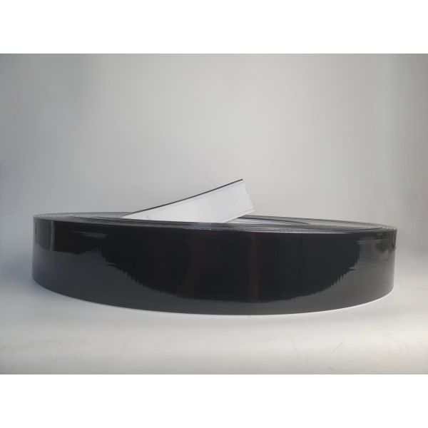 Black Color Aluminum Alloy Coil Trim Cap Strip For Professional Sign Making