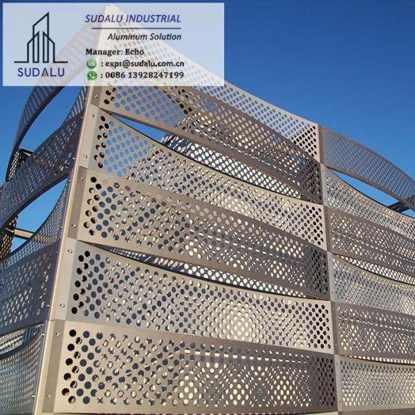 SUDALU 20 Years Guarantee Exterior Cheap Aluminum Laser Cut Cladding Panel from Foshan