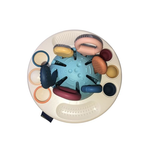 Juguetes sensoriales el echar los dientes del silicón libre educativo del juguete BPA de los niños del OEM