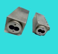 Elementos gêmeos paralelos Pip Sheet Extruder bimetálico do tambor do parafuso de Berstoff