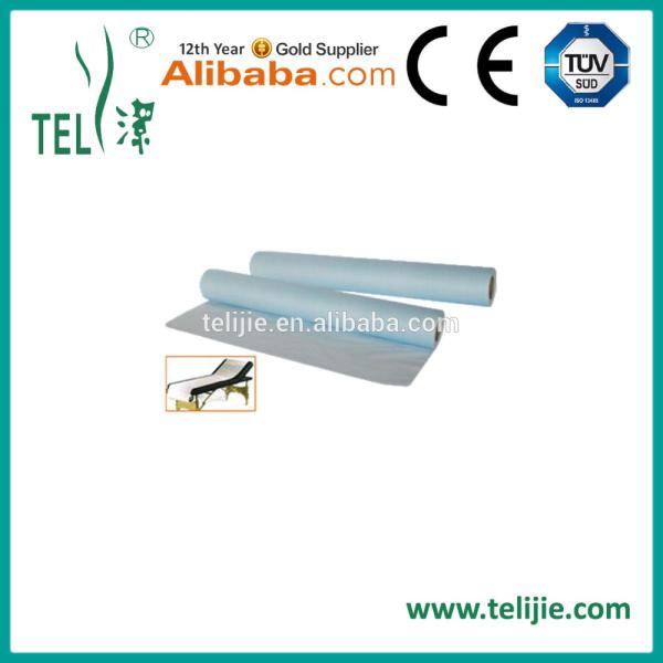 Customized Blue 19gsm 50cmx60m Disposable Beauty Bed Covers