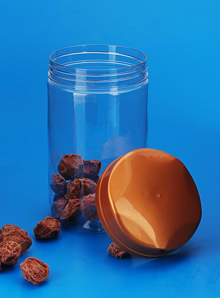 Large Capacity Recycled Plastic Jars Food Grade Material Round Shape 49G