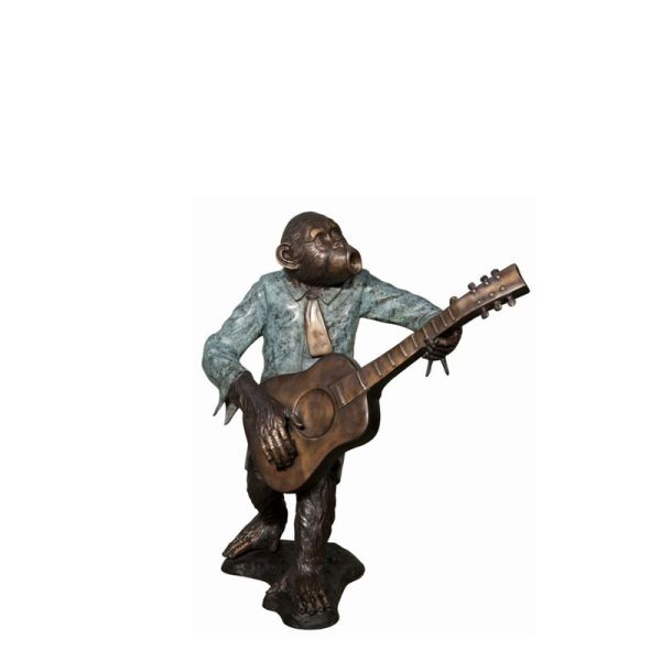 Monkey Cast Iron Animal Statues Antique Imitation Erosion Resistance