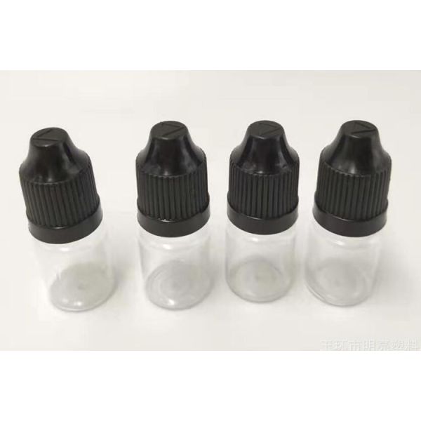 Plastic Pressure Spinning 5ml Anti Theft Oil Bottle Transparent