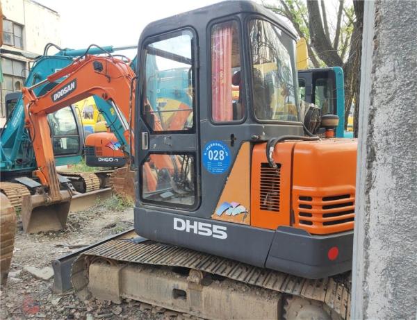                  Original South Korea Manufactured Used Mini Excavator Doosan Dh55-7 Hot Sale, Secondhand Hydraulic Crawler Digger Doosan Dh60 Dh55 on Sale             