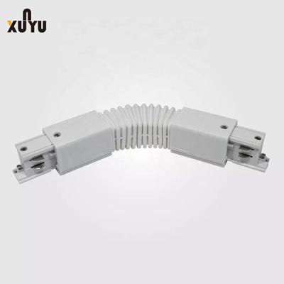 XUNYU Track Lighting Accessories Three Circuit Soft Connection Rail