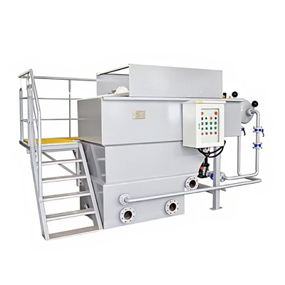 Dissolved Air Flotation DAF Clarifier 316L PLC Control 2-150 m3/h for Latin America Slaughterhouse Wastewater Treatment