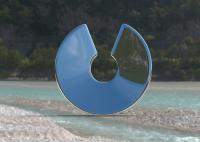 Mirror Polished Modern Outdoor Stainless Steel Sculpture for Garden Landscape