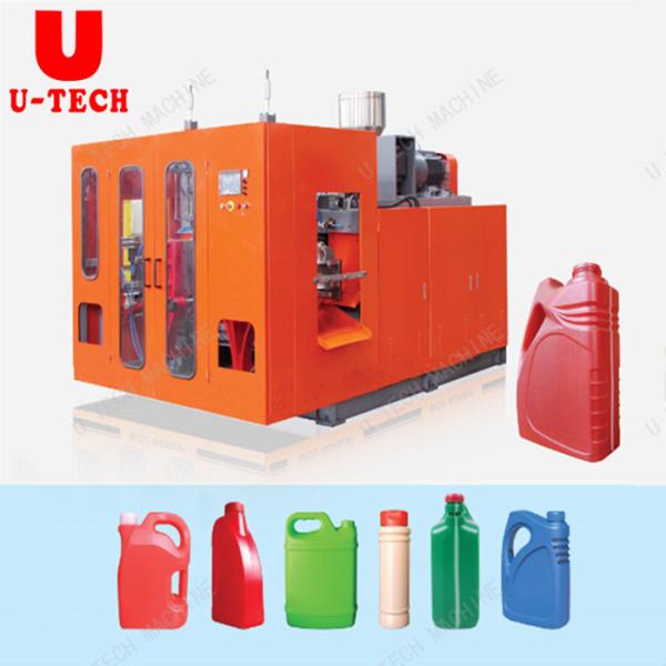 Automatic 1L 5L Lube Oil PE Plastic Processed extrusion Bottle blow molding machine