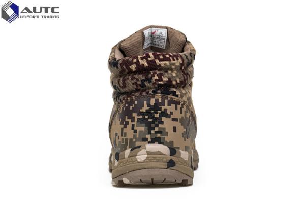 Sapatas táticas militares de borracha, tela de malha militar do ar da floresta dos E.U. das botas de deserto
