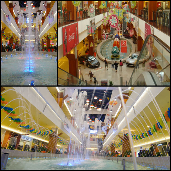 Lulu Shopping Mall Музыкальный фонтан Проект высокий спрей