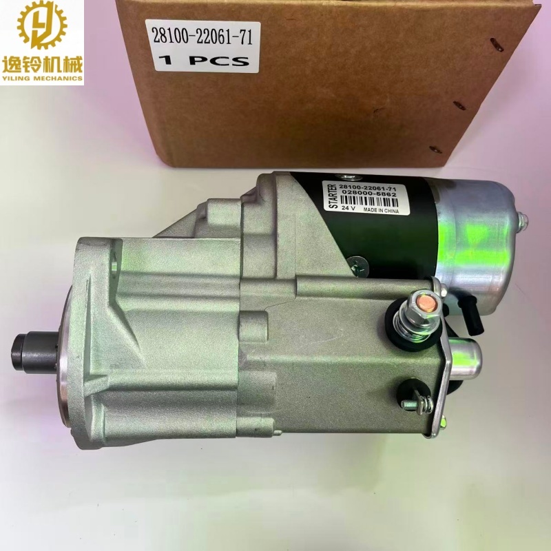 24V Starter Motor 28100‑22061‑71 028000‑5862 for Industrial Forklift Engine