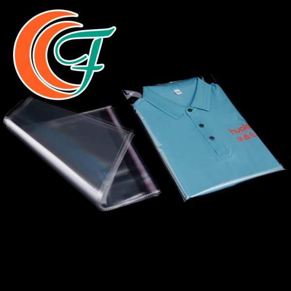 De la ropa alto OPP bolso autoadhesivo de empaquetado transparente de la camiseta del bolso de la ropa interior