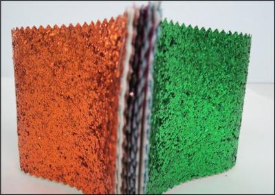 Synthetic Leather Multicolor PU Glitter Fabric For Wallpaper Shoes And Bags