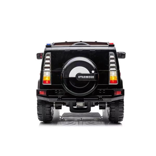 White Two-Seater 24V Plastic Electric Stroller for Children Aged 3-8 Max Loading 30kg