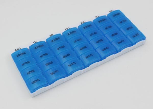 Compartment Storage Plastic Pill Box Monthly Pill Organizer For Elderly