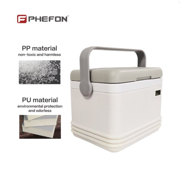 5Ltr портативный медицинский охлаждающий ящик Белый холодовый ящик для хранения лекарств