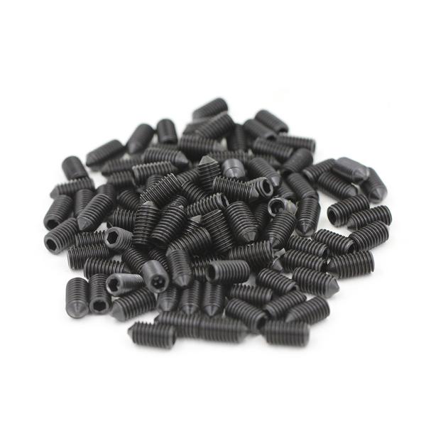 SGS Approved Grade 12.9 Black Zinc Steel Hexagon Socket Cone Point Set Screws for Secure Fastening