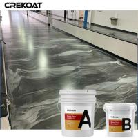 Gray Metallic Epoxy Floor Coating para o azulejo